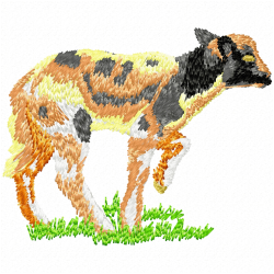 Sheep Embroidery Design 1